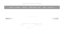 Desktop Screenshot of hunttripspain.com